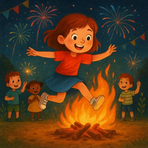 La nit de foc i colors - Conte de sant joan