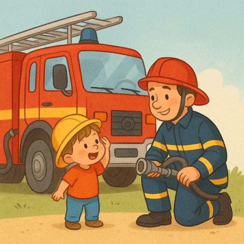 El camió de bombers sorollós