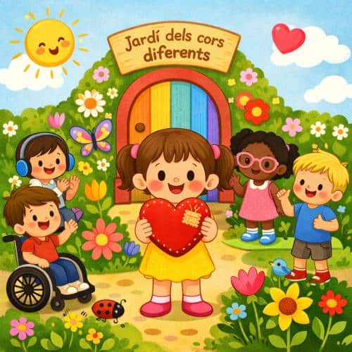 el jardí dels cors diferents - conte inclusiou