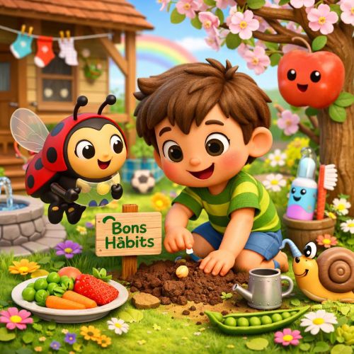 La Primavera de la marieta - conte amb marieta i natura i bons hàbits