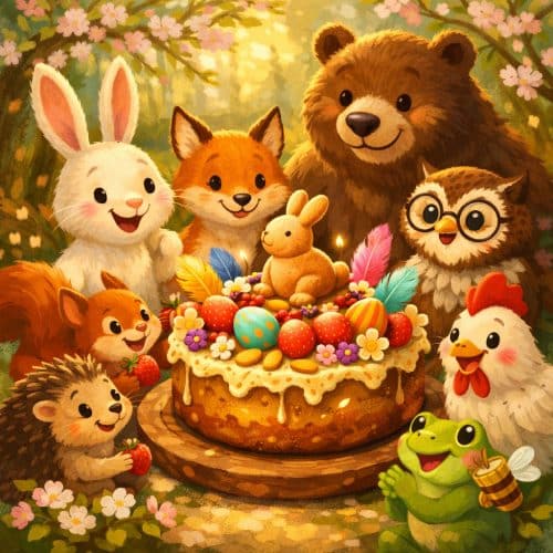 La mona de Pasqua del bosc - Conte infantil