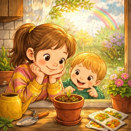 Març, el mes que canvia - conte estacions primavera hivern