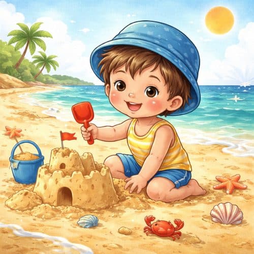 El castell de sorra d’en Kai - conte primera infancia