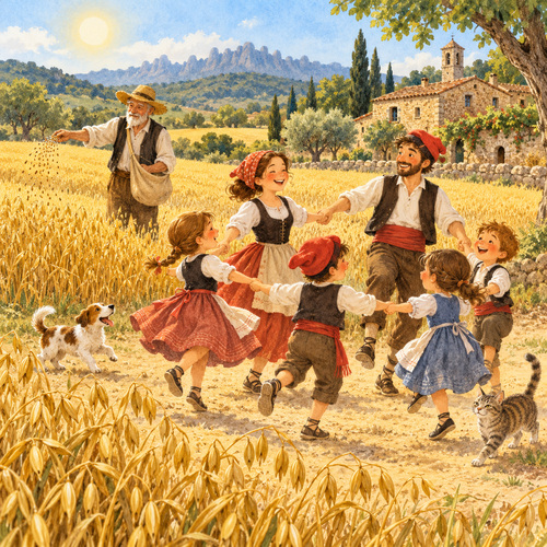 Cançó El ball de la civada - Racó de contes Cançó El ball de la civada